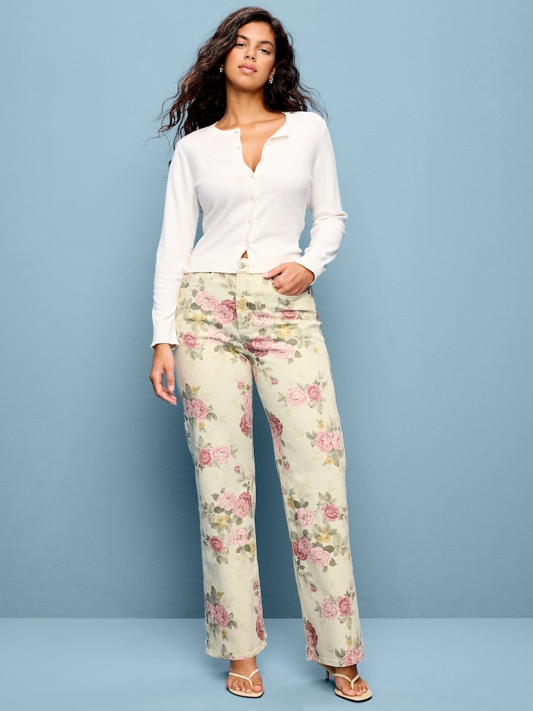 Extra High-Waisted Wide-Leg Jeans