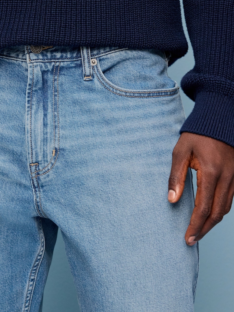 Relaxed Loose Built-In Flex Jeans