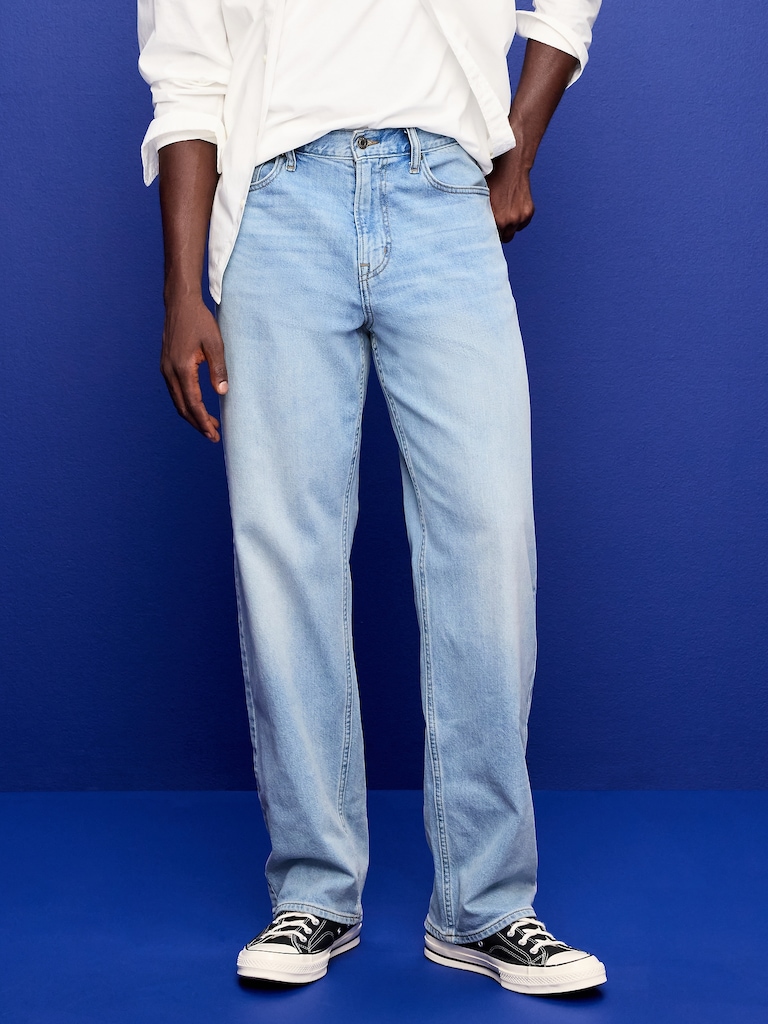 Relaxed Loose Built-In Flex Jeans