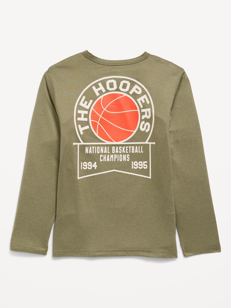 CloudMotion Long-Sleeve Performance T-Shirt for Boys