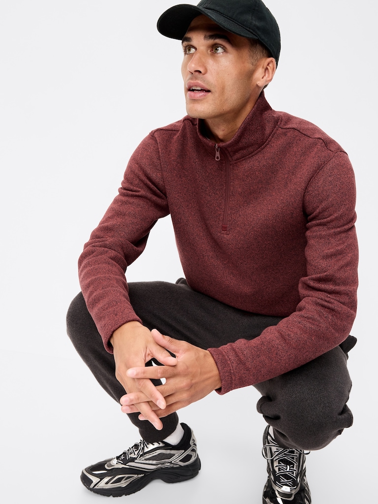 Sweater Fleece Quarter-Zip