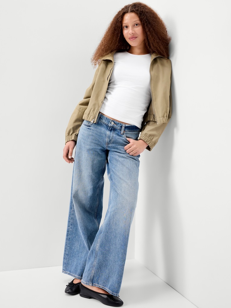Hug Double-Layer Crew-Neck Long-Sleeve Top