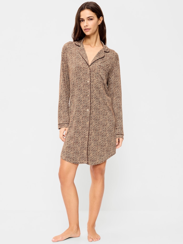 Knit Jersey Sleep Dress