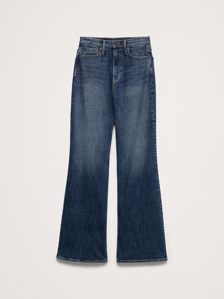 Ultra High-Rise Flare Jean