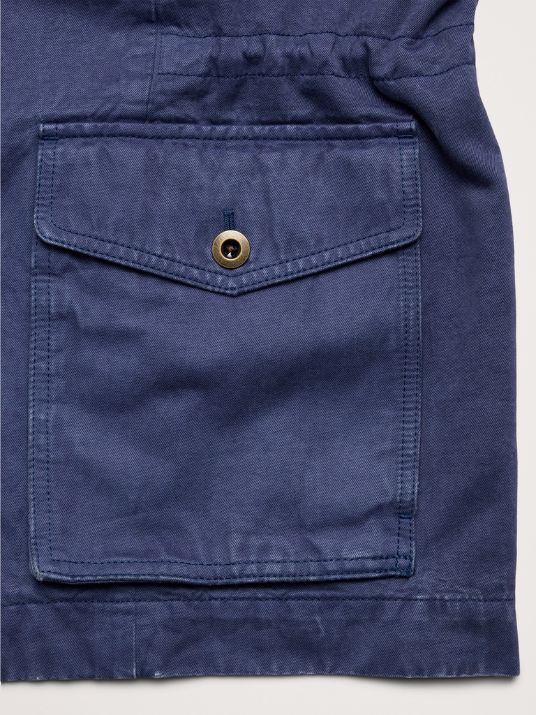 Cinched-Waist Utility Jacket