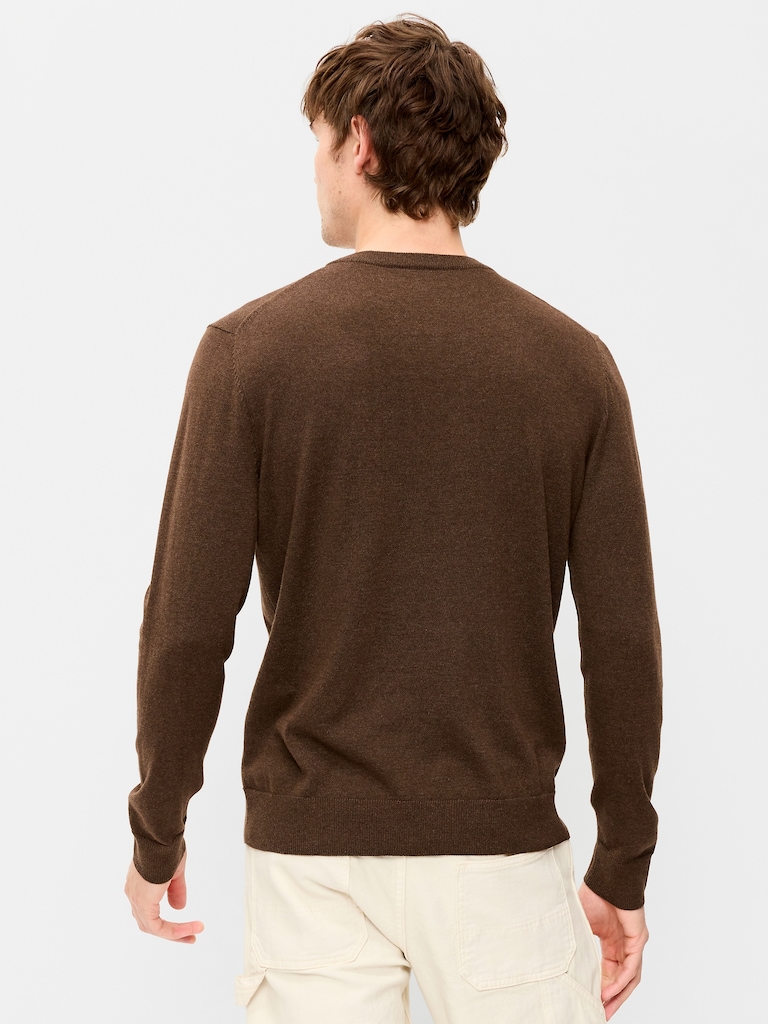 Washed Crew-Neck Sweater