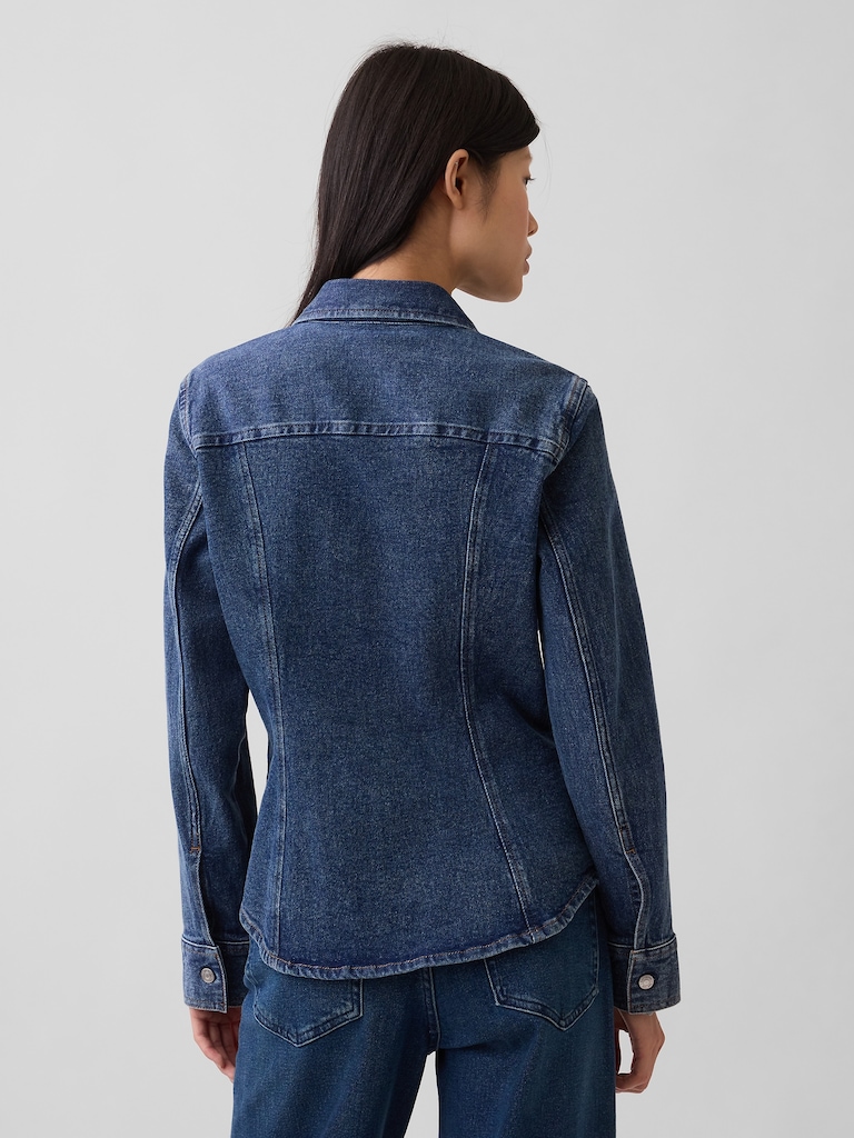 Denim Fitted Shirt