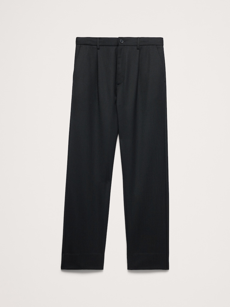 Relaxed Twill Dress Pant