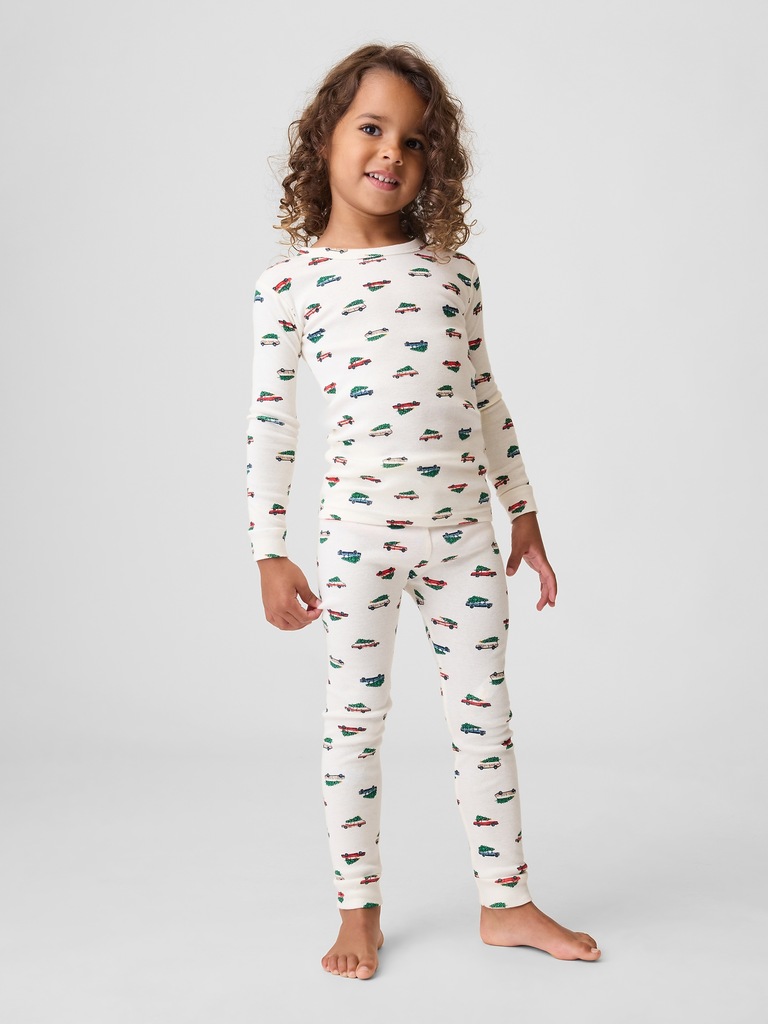 Kids & babyGap X-Mas Tree Print PJ Set