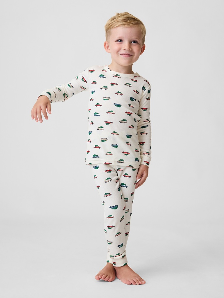 Kids & babyGap X-Mas Tree Print PJ Set