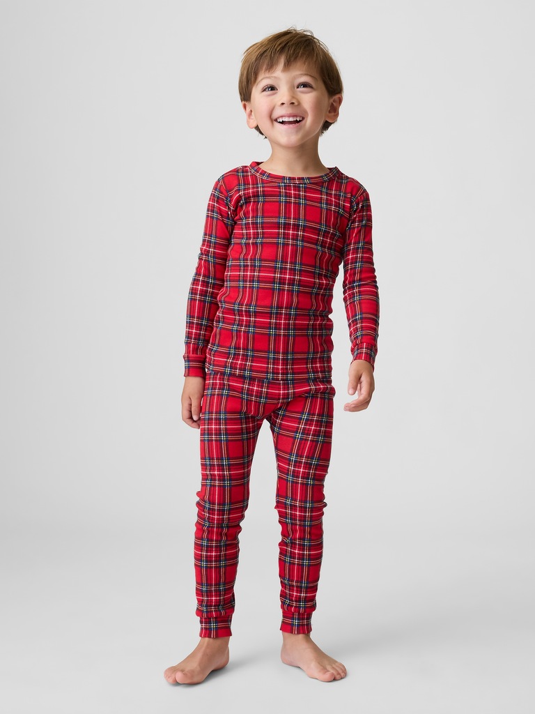 Kids & babyGap Plaid PJ Set
