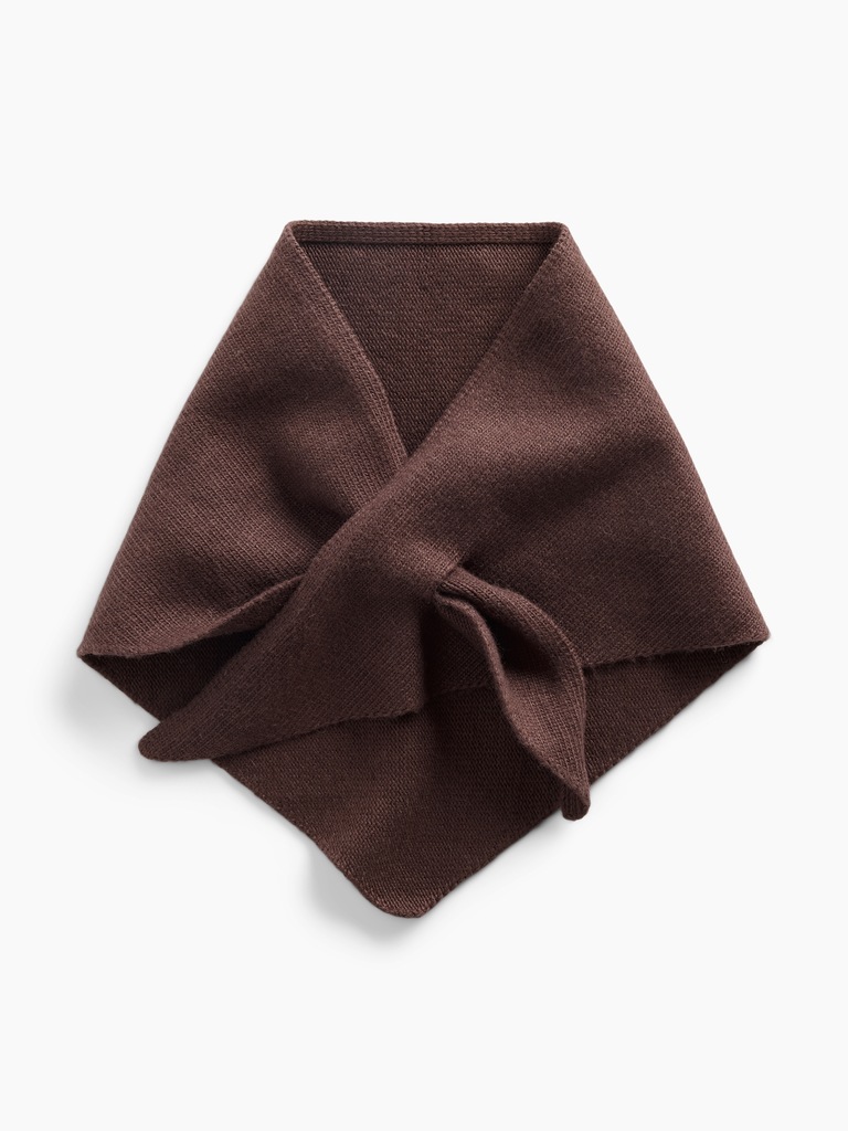 Knit Triangle Scarf