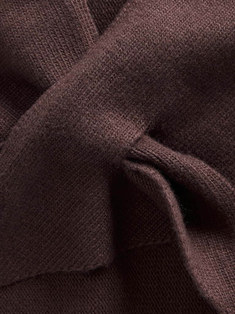 Knit Triangle Scarf