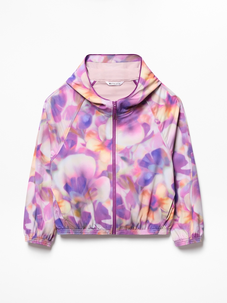 Athleta Girl Run Free Printed Jacket