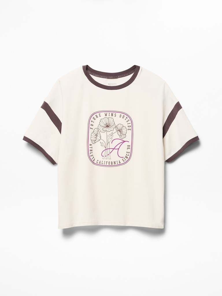 Athleta Girl Right Moves Slouchy Tee