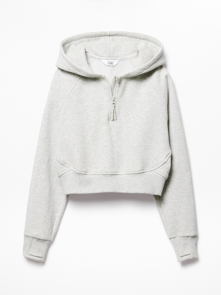 Athleta Girl All Day Half Zip Hoodie