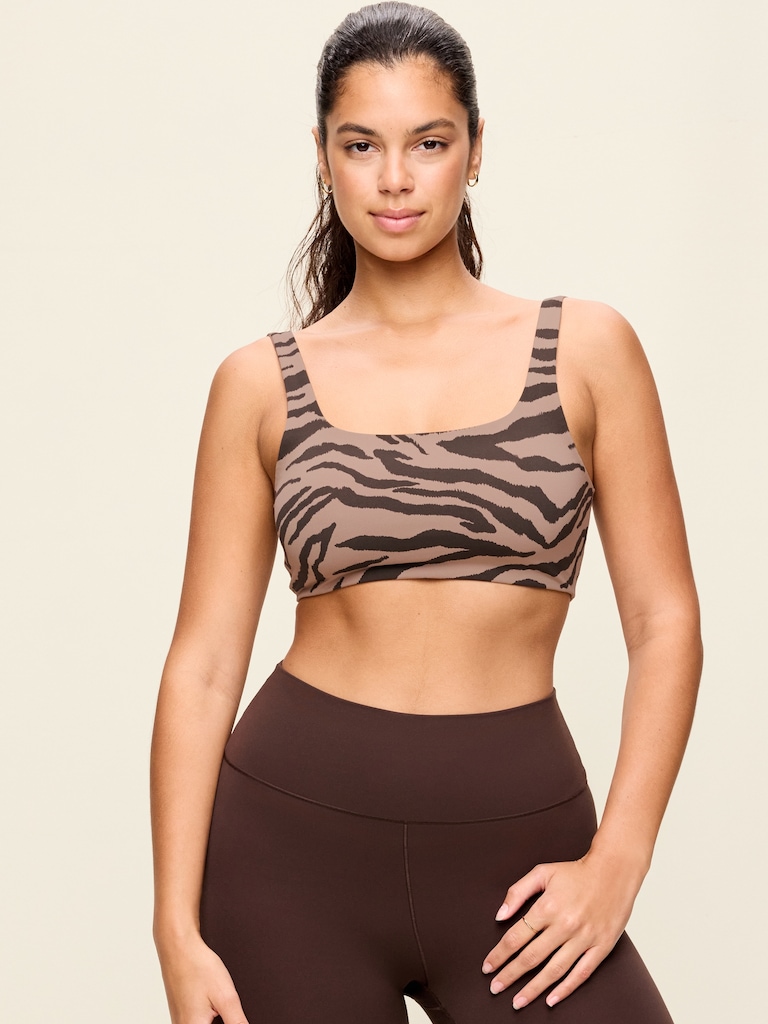 Light Support StudioSmooth Square-Neck Sports Bra