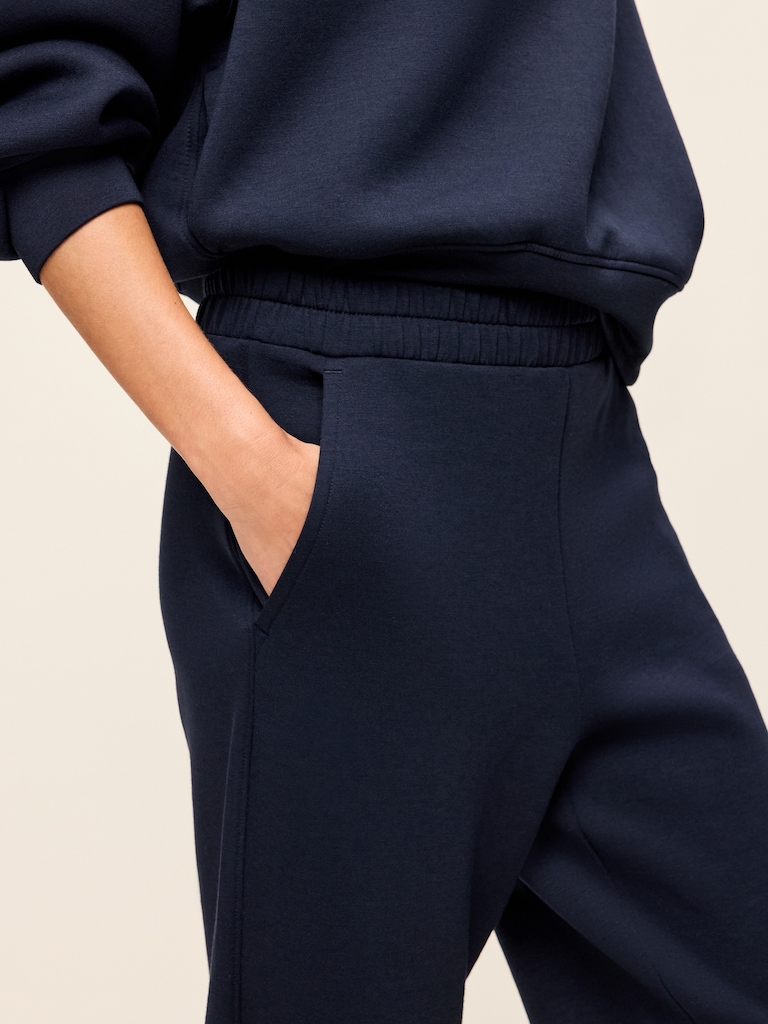 High-Waisted Bounce Fleece Jogger Sweatpants