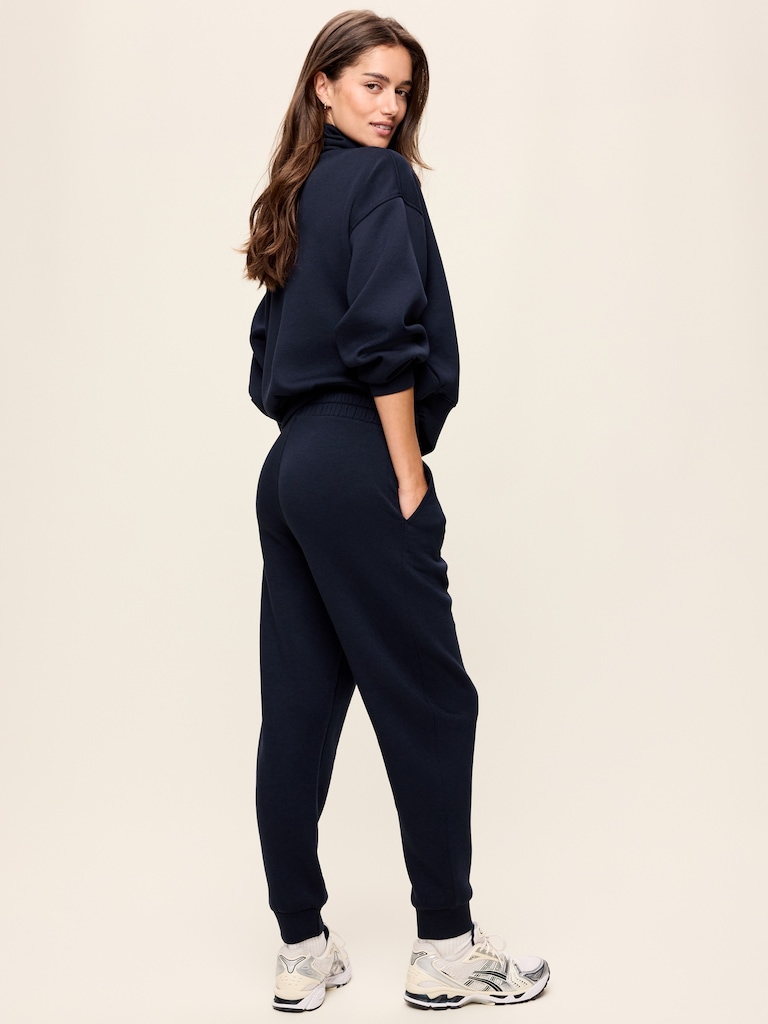High-Waisted Bounce Fleece Jogger Sweatpants