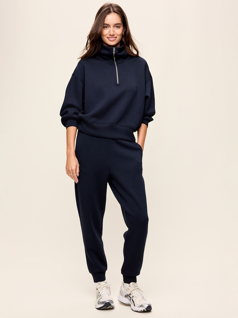 High-Waisted Bounce Fleece Jogger Sweatpants