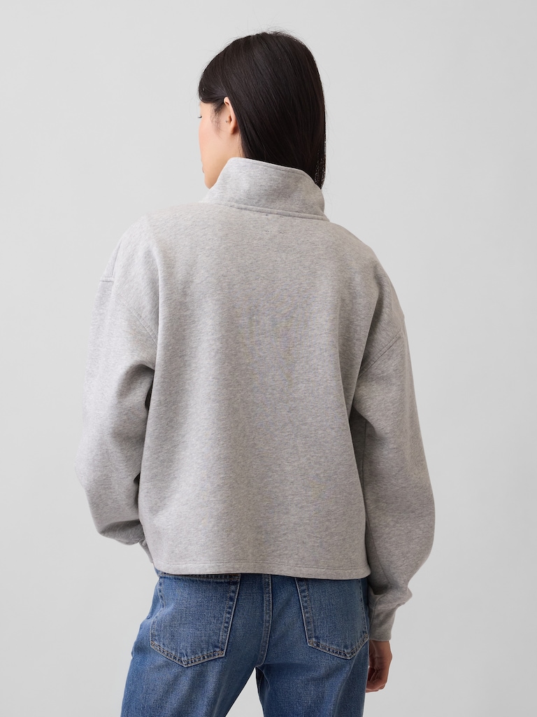 VintageSoft Oversized Henley Pullover