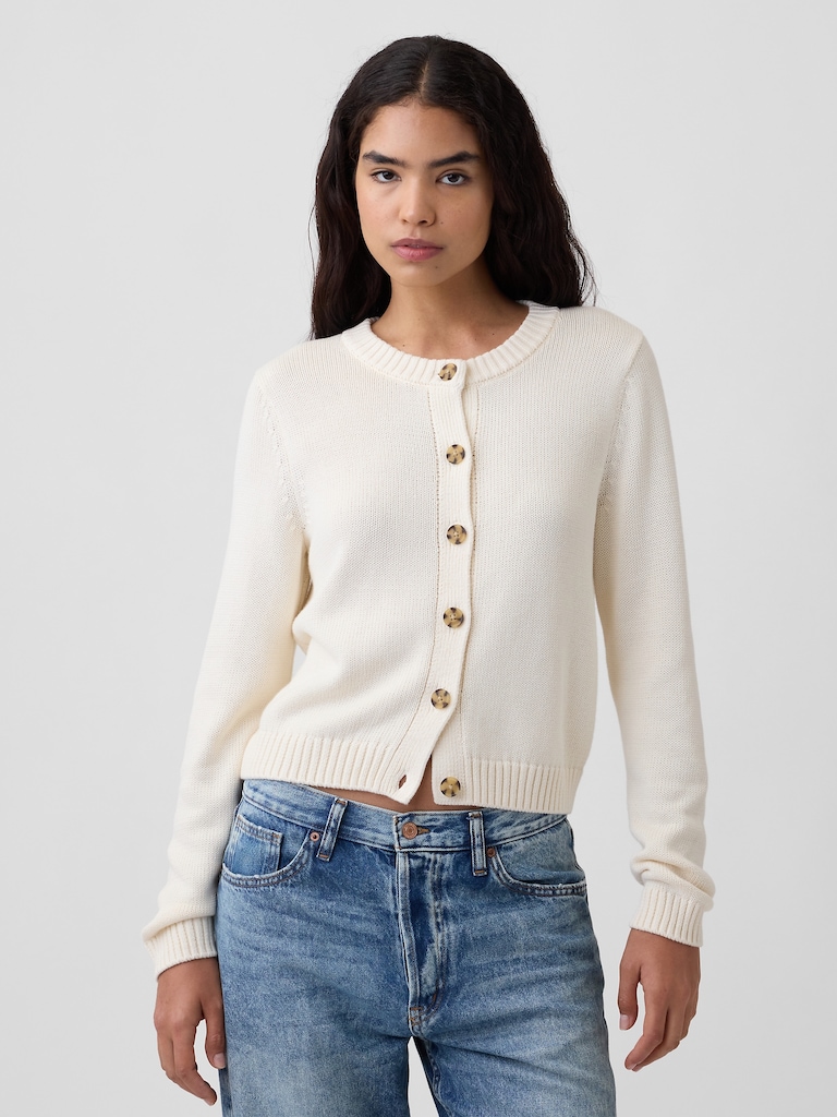 Crewneck Cardigan