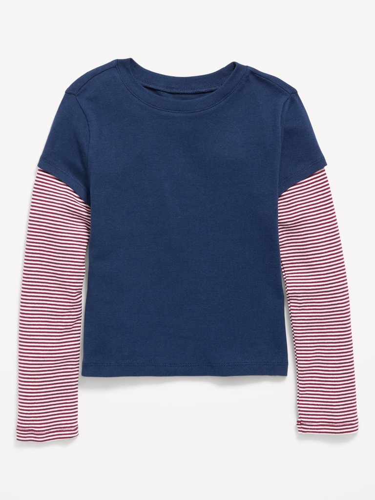 T-shirt ajusté 2-en-1 à imprimé pour fille