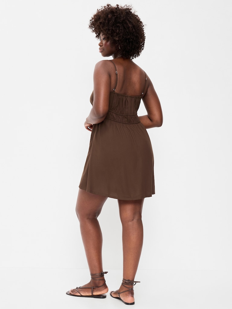 Sleeveless Trousseau Mini Dress