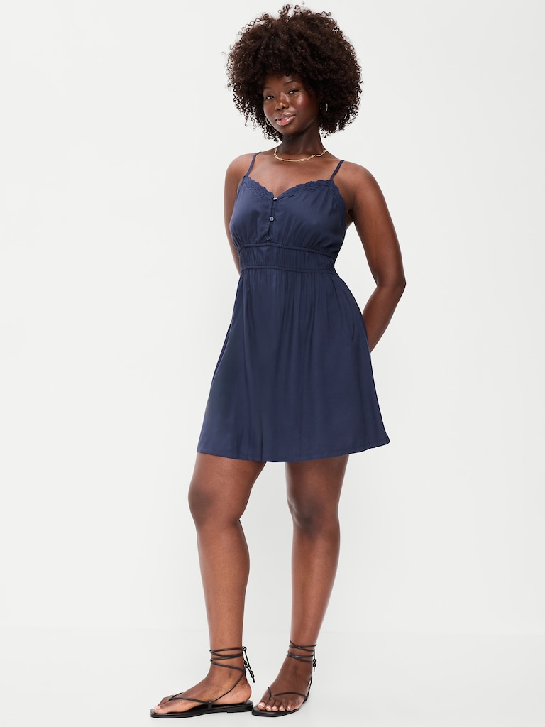 Sleeveless Trousseau Mini Dress