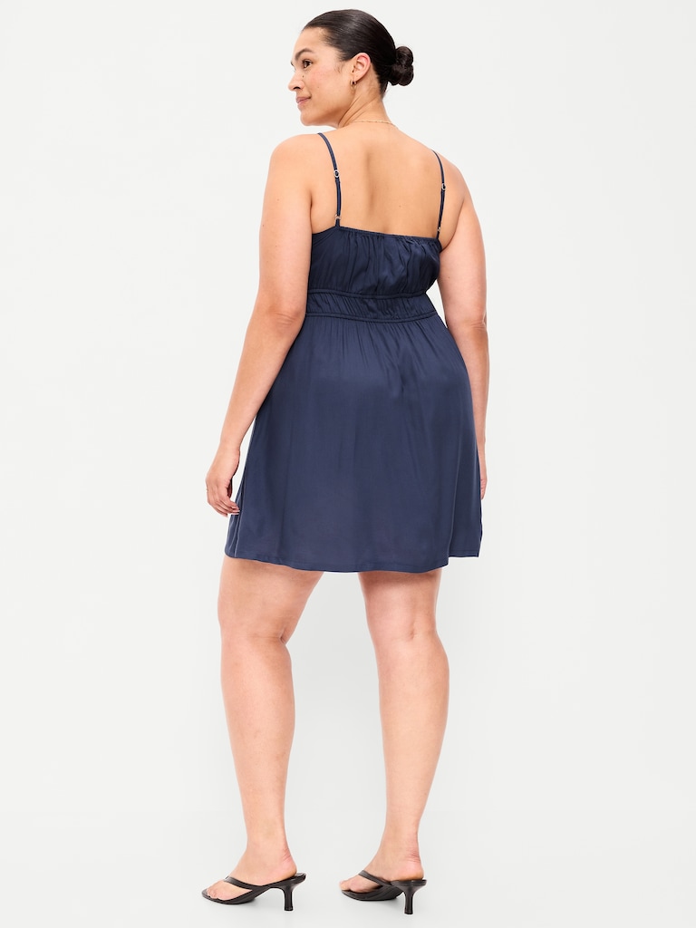Sleeveless Trousseau Mini Dress
