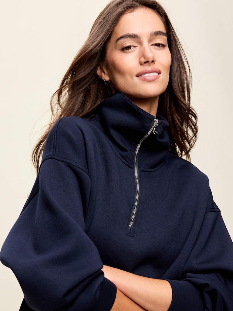Bounce Fleece Half-Zip Pullover Sweatshirt