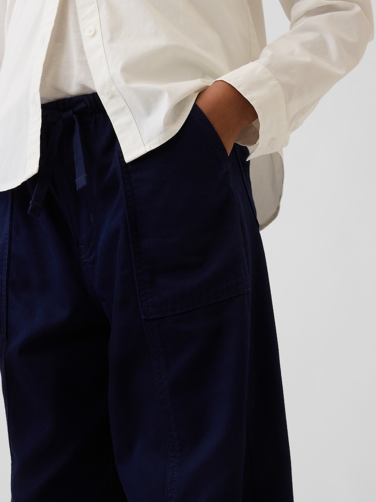 Kids Uniform Easy Wide-Leg Pants