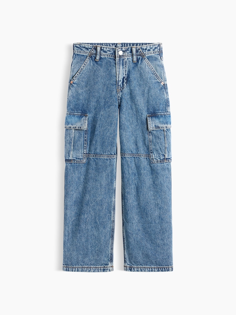 Kids Baggy Cargo Jeans