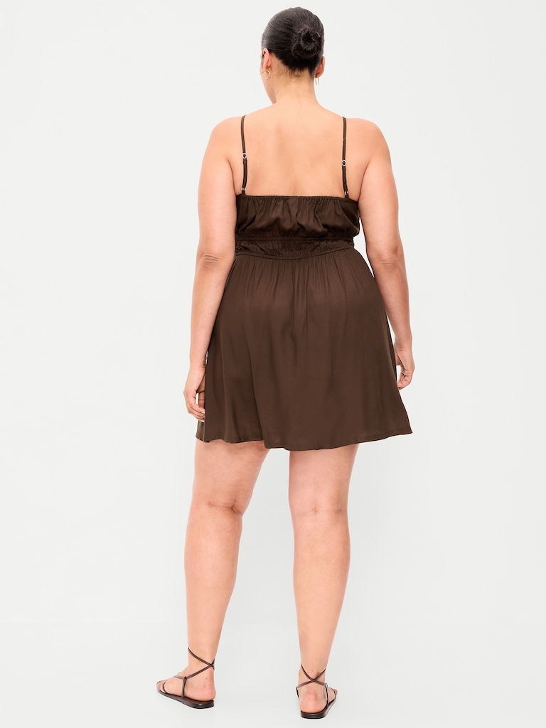 Sleeveless Trousseau Mini Dress