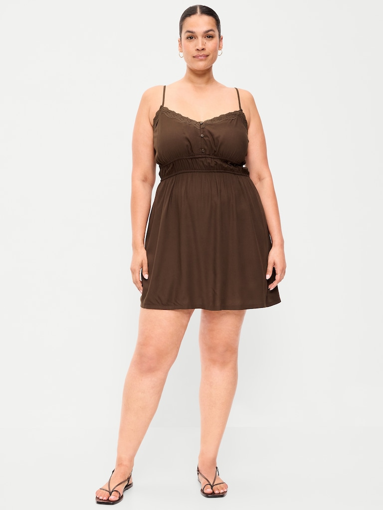 Sleeveless Trousseau Mini Dress