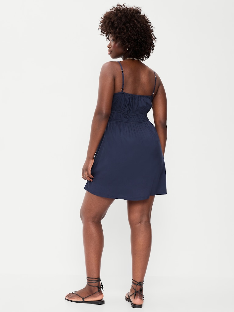 Sleeveless Trousseau Mini Dress