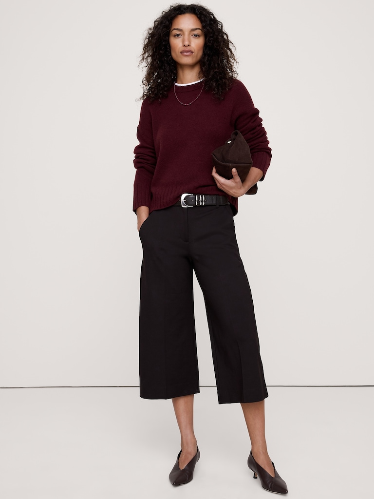 High-Rise Ponte Culotte