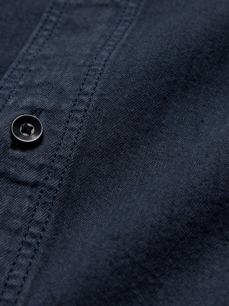 Standard-Fit Chambray Shirt