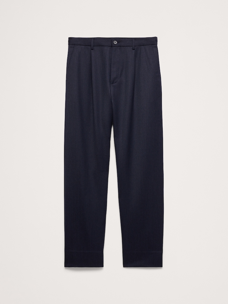 Relaxed Twill Dress Pant