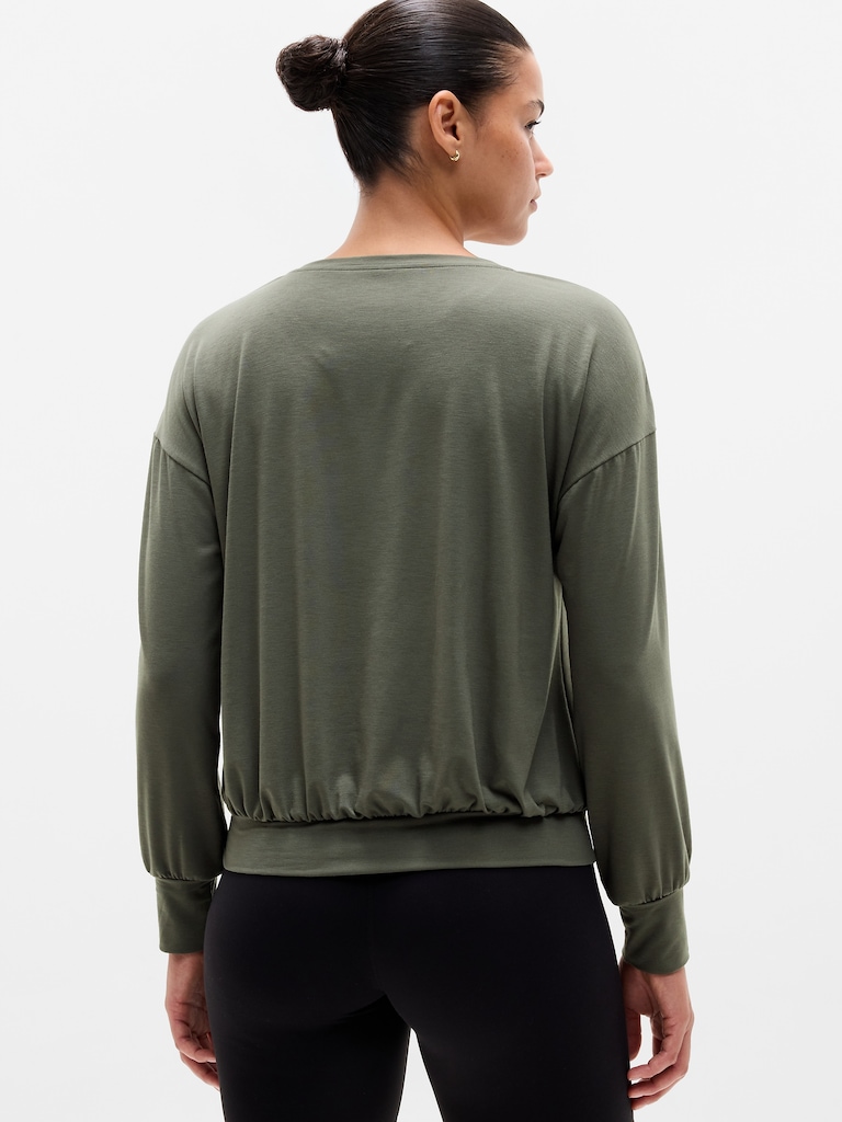 Move With Ease V-Neck Top