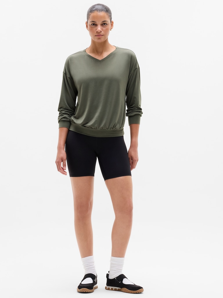 Move With Ease V-Neck Top