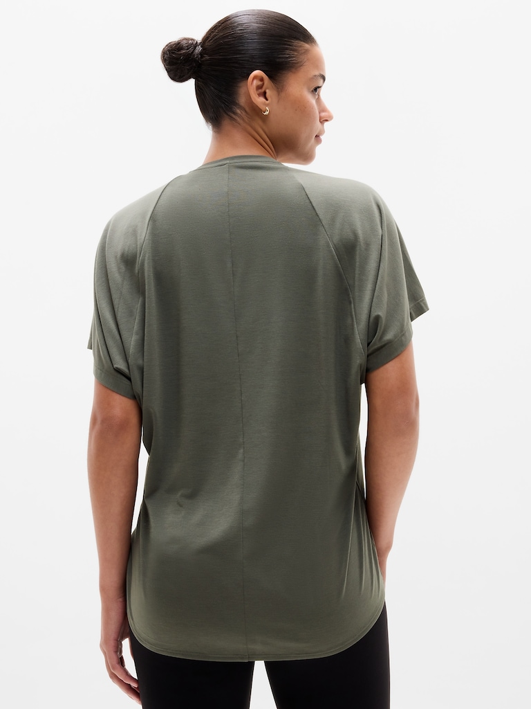 Move With Ease Draped Tee