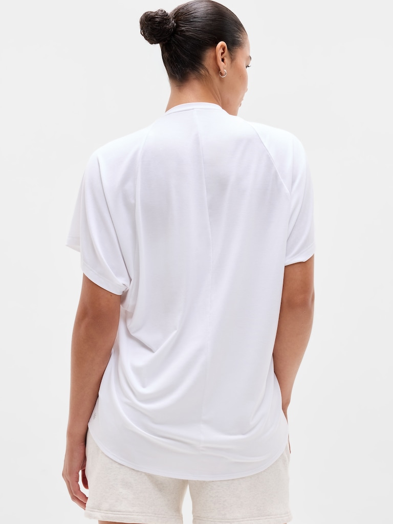 Move With Ease Draped Tee