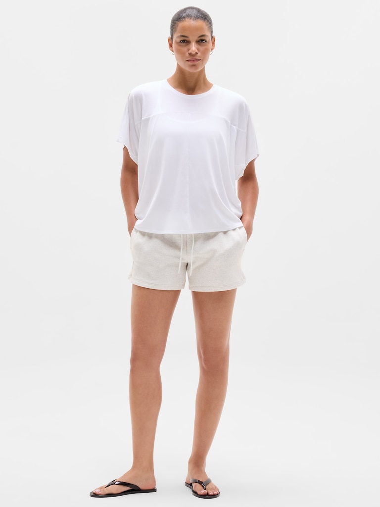 Move With Ease Draped Tee