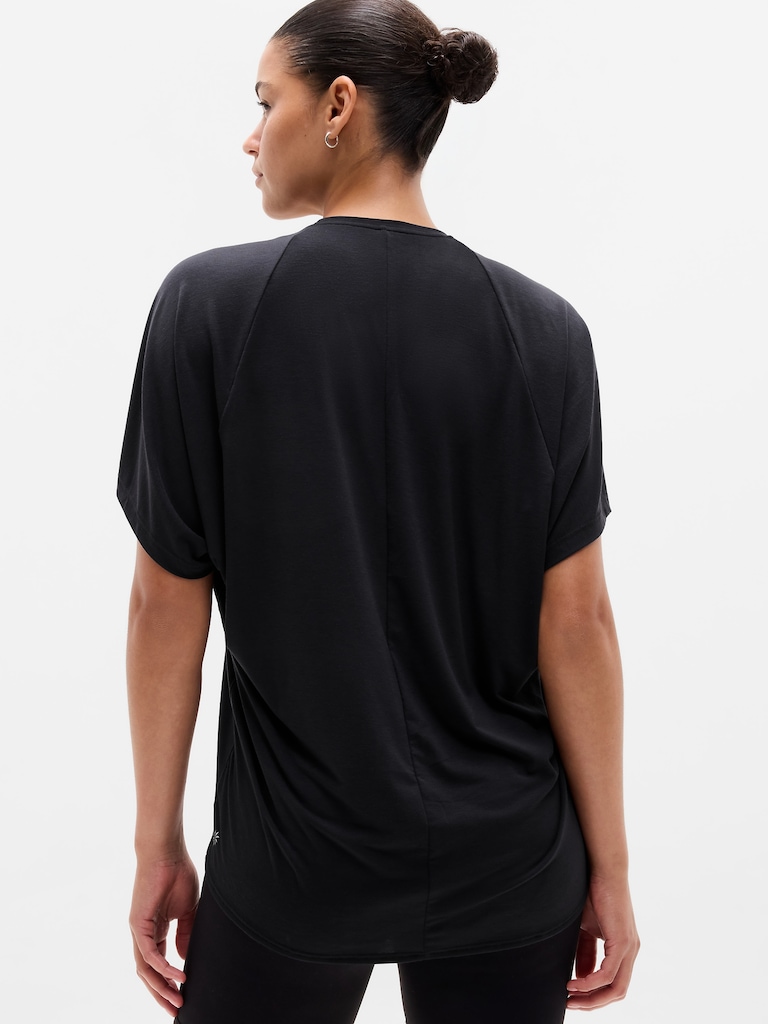 Move With Ease Draped Tee