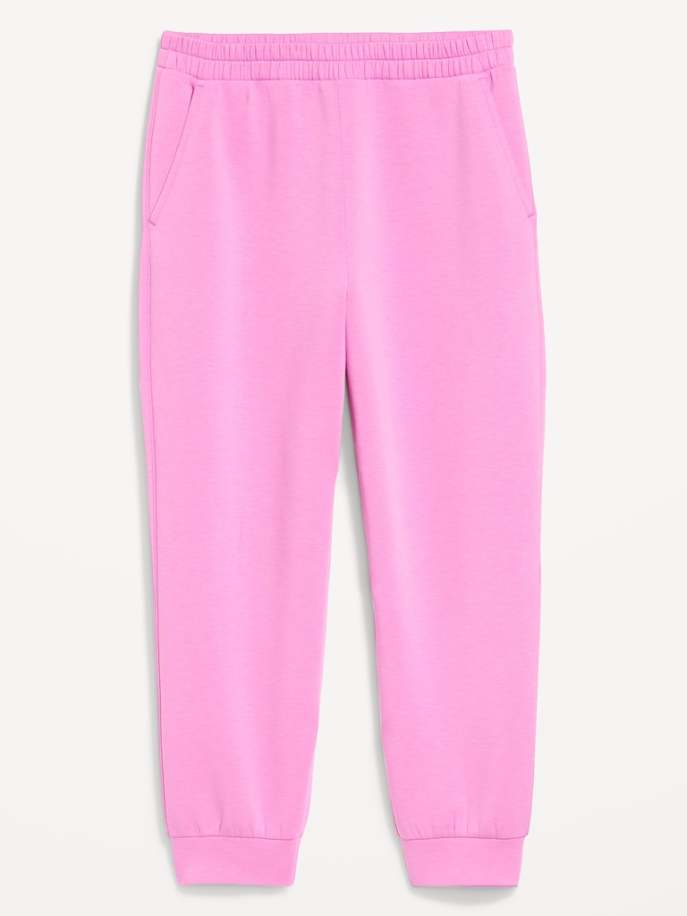 High-Waisted Bounce Fleece Jogger Sweatpants
