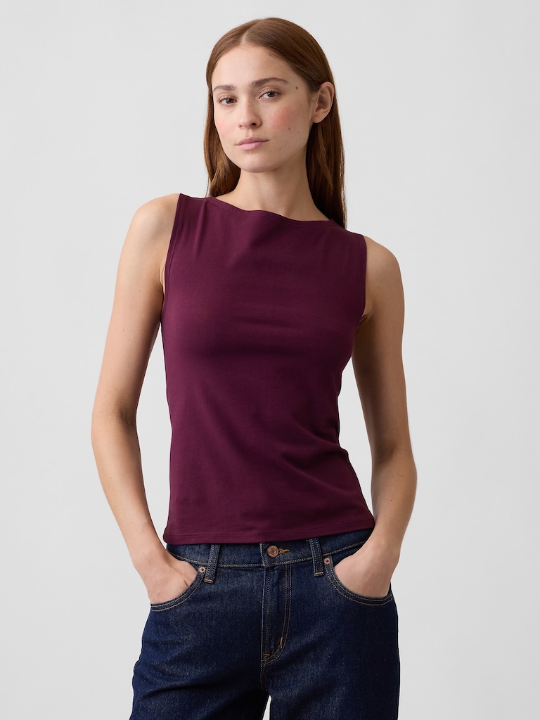 Boatneck Tank Top