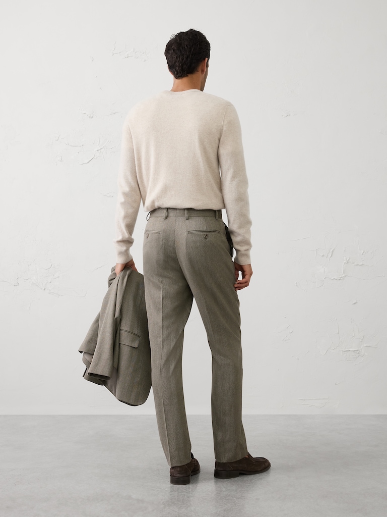 Herringbone Suit Trouser