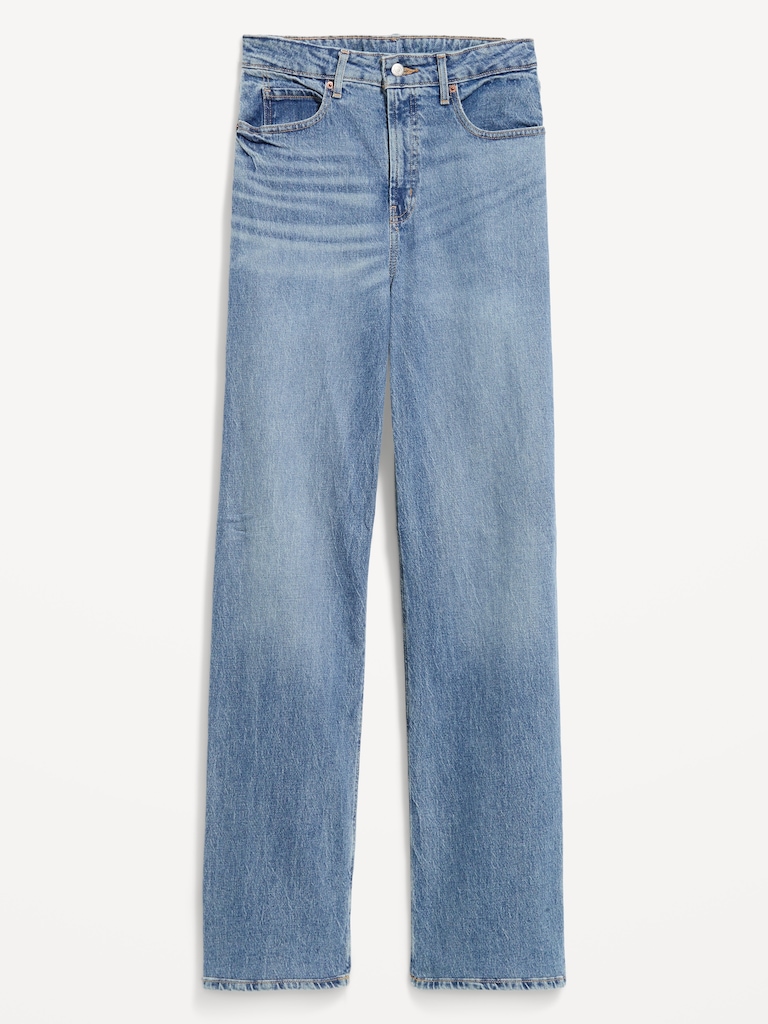 Extra High-Waisted Wide-Leg Jeans