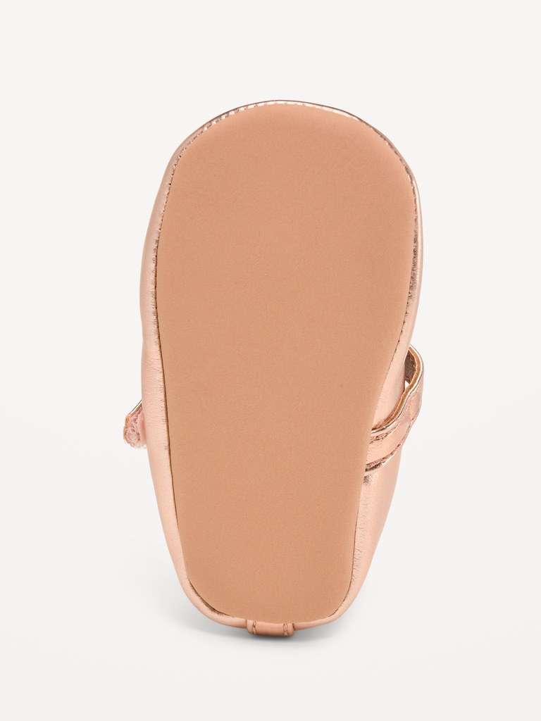 Faux-Leather Ballet Flats for Baby